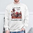 Spicy Books Coffee Smutty Book Lovers Smut Love Smutt Books Sweatshirt Gifts for Old Men