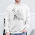 Star Wars The Book Of Boba Fett Helmet Schematic V-4 Sweatshirt Gifts for Old Men