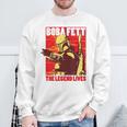 Star Wars The Book Of Boba Fett The Legend Lives Poster V-2 Sweatshirt Gifts for Old Men