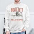 Star Wars The Book Of Boba Fett Meet The New Boss Sketch Sweatshirt Gifts for Old Men Star Wars The Book Of Boba Fett Meet The New Boss Sketch Sweatshirt Gifts for Old Men