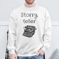 Storryteller Book Lover Storytelling Library Writer Reader Sweatshirt Gifts for Old Men
