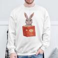 Studious Studying Bunny Book Lover Reading Geek Rabbit Sweatshirt Gifts for Old Men Studious Studying Bunny Book Lover Reading Geek Rabbit Sweatshirt Gifts for Old Men