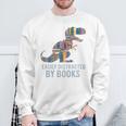 StuffedRex Trex Stuffy Books Nerds Dinosaur Costume Trex Sweatshirt Gifts for Old Men