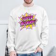 Super Mommy Comic Book Superhero Mother's Day Sweatshirt Gifts for Old Men Super Mommy Comic Book Superhero Mother's Day Sweatshirt Gifts for Old Men