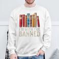 Support Banned Books Freedom I'm With The Banned Sweatshirt Gifts for Old Men