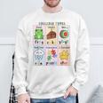 Syllable Types Teacher Phonics Reading Science Of Reading Sweatshirt Gifts for Old Men