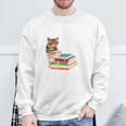 That's What I Do I Pet Cats I Read Books And I Forget Things Sweatshirt Gifts for Old Men