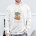 That's What i Do i Read Books And i Know Things Cute Graphic Sweatshirt Gifts for Old Men