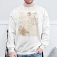 'The Times Of War Love And Fairies' Vintage Fairytale Book Sweatshirt Gifts for Old Men