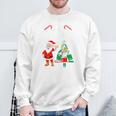 Tis The Season To Read Christmas Reindeer Book Reading Fan Sweatshirt Gifts for Old Men