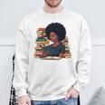 History Month Afro Women Girls Book Lover Librarian Premium Tri-Blend Sweatshirt Gifts for Old Men