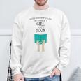 Never Underestimate The Power Of A Girl With A Book RBG Sweatshirt Gifts for Old Men