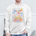 Unearth a Story Summer Reading 2026 Wildflower Book Library Sweatshirt Gifts for Old Men Unearth a Story Summer Reading 2026 Wildflower Book Library Sweatshirt Gifts for Old Men
