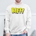 Vintage Comic Book Style Sound Effect Biff Sweatshirt Gifts for Old Men Vintage Comic Book Style Sound Effect Biff Sweatshirt Gifts for Old Men