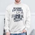 Women's Book Lover Bookish Panda Reading Is My Favorite Sport Sweatshirt Gifts for Old Men Women's Book Lover Bookish Panda Reading Is My Favorite Sport Sweatshirt Gifts for Old Men