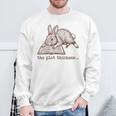 Women's Bookish Rabbit Reading Fiction Novel Book Vintage Bookworms Sweatshirt Gifts for Old Men Women's Bookish Rabbit Reading Fiction Novel Book Vintage Bookworms Sweatshirt Gifts for Old Men
