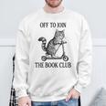 Women's Off To Join The Book Club Reading Bookworm Sweatshirt Gifts for Old Men Women's Off To Join The Book Club Reading Bookworm Sweatshirt Gifts for Old Men