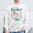 Women's Reading Book Lover Bookish Late A Night Readers Club Sweatshirt Gifts for Old Men