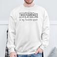 Women's Reading Is My Favorite Sport Book Lover & Reader Sweatshirt Gifts for Old Men
