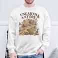 Women's Unearth A Story Summer Reading 2026 Flower Butterfly Book Sweatshirt Gifts for Old Men Women's Unearth A Story Summer Reading 2026 Flower Butterfly Book Sweatshirt Gifts for Old Men