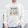 XboE Books Make Bright Christmas Light Merry Xmas Bookworm Sweatshirt Gifts for Old Men XboE Books Make Bright Christmas Light Merry Xmas Bookworm Sweatshirt Gifts for Old Men