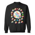 100 Books For 100 Days 100th Day Of School Top Teacher Kid Sweatshirt