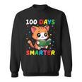 100 Days Smarter Happy Cute Cat Reading A Book Sweatshirt