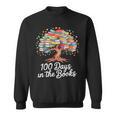 100th Day Of School Books Tree Reading Sweatshirt