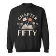 1976 Chapter Fifty 50th Birthday Decorations Wildflower Book Sweatshirt 1976 Chapter Fifty 50th Birthday Decorations Wildflower Book Sweatshirt