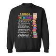 5 Things Should Know About This Woman Bookaholic Book Lover Sweatshirt