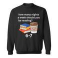 67 Meme English Teacher Reading Book Lover Humor Sweatshirt