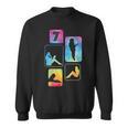 7th Birthday Book Reading Bookworm Book Lover Girls Sweatshirt