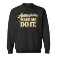 Abibliophobia Book Lover Humor Reading Novelty Sweatshirt