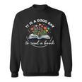 Adorable Floral Good Day To Read A Book Library Lover Sweatshirt