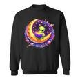 Alien Reading Book UFO Moon Space Astronomy Sweatshirt