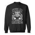 Animal Print Read A Book Character Kids Wild About Reading Sweatshirt
