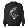 Antique Book With Feather Pen Sweatshirt