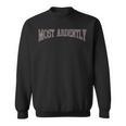 Most Ardently Varsity Romance Novel Quote Book Lover Women Sweatshirt