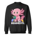 Axolotl Book Reading Bookworm Readolotl Mexican Salamander Sweatshirt Axolotl Book Reading Bookworm Readolotl Mexican Salamander Sweatshirt