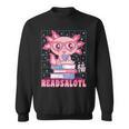 Axolotl Books Readsalotl Reading Bookworm Boys Girls Kids Sweatshirt