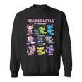 Axolotl Kawaii Readsolotl Of The World Axolotls Read Book Sweatshirt