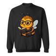 Bee Reading Book Lover Sweatshirt