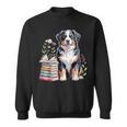 Bernese Mountain Dog Berner Bookworm Flowers Book Reading Sweatshirt Bernese Mountain Dog Berner Bookworm Flowers Book Reading Sweatshirt