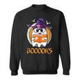 Boo Boooks Ghost Book Reading Halloween 2025 Teacher Sweatshirt Boo Boooks Ghost Book Reading Halloween 2025 Teacher Sweatshirt