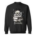 Boo Skeleton Skull Books Halloween Women School Teacher Kid Sweatshirt Boo Skeleton Skull Books Halloween Women School Teacher Kid Sweatshirt
