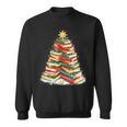 Book Christmas Tree Reading Sweatshirt