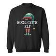 Book Critic Elf Job Christmas Sweatshirt