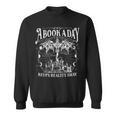 A Book A Day Dragon Bookish Book Club Fantasy Book Lover Sweatshirt