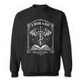 A Book A Day Keeps Reality Away Classic Fantasy Dragon Sweatshirt