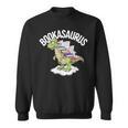 Book Dinosaur T-Rex Bookworm Dino Book Reading Sweatshirt